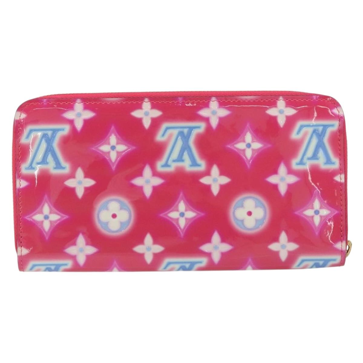LOUIS VUITTON Vernis Zippy Long Wallet Valentine's Day 2022 M81154 Auth 188500M
