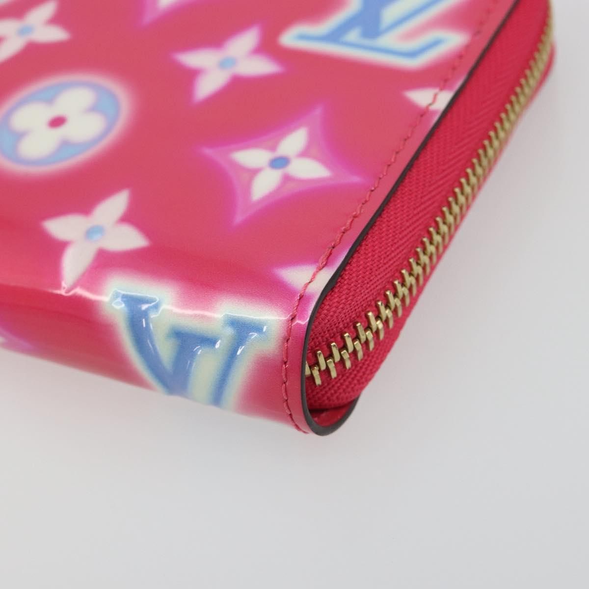 LOUIS VUITTON Vernis Zippy Long Wallet Valentine's Day 2022 M81154 Auth 188500M