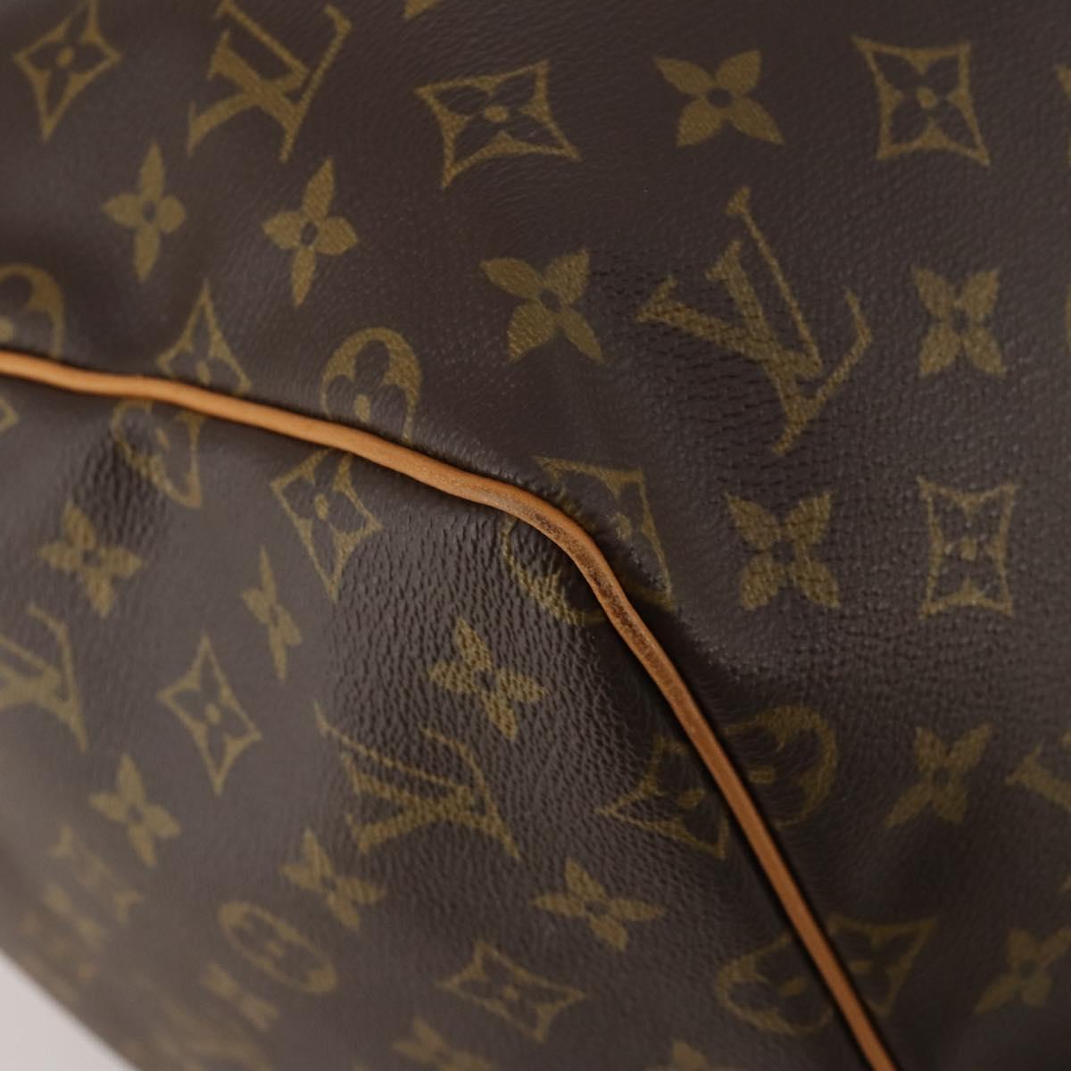 LOUIS VUITTON Monogram Keepall 55 Boston Bag M41424 LV Auth 188502SAV