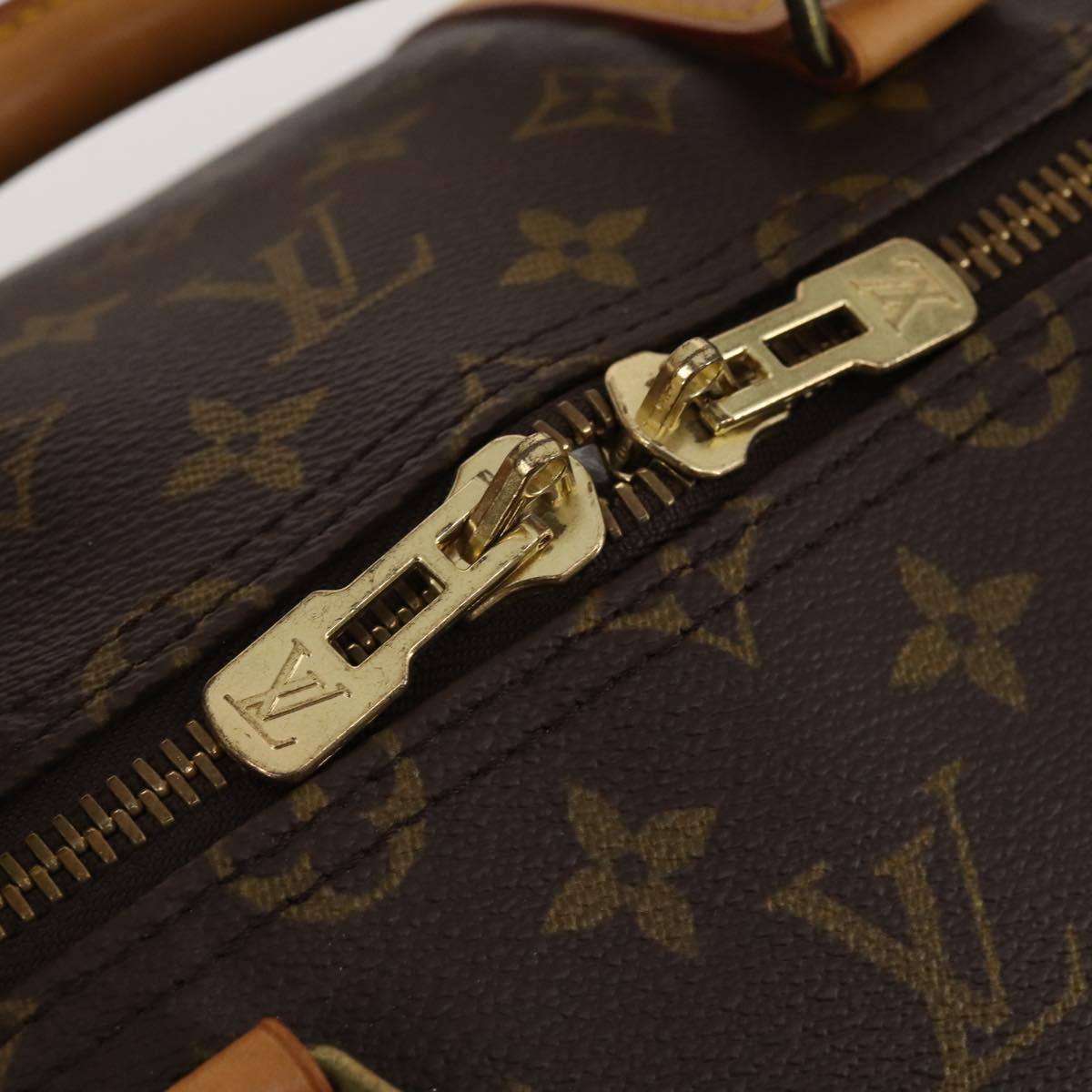 LOUIS VUITTON Monogram Keepall 55 Boston Bag M41424 LV Auth 188502SAV