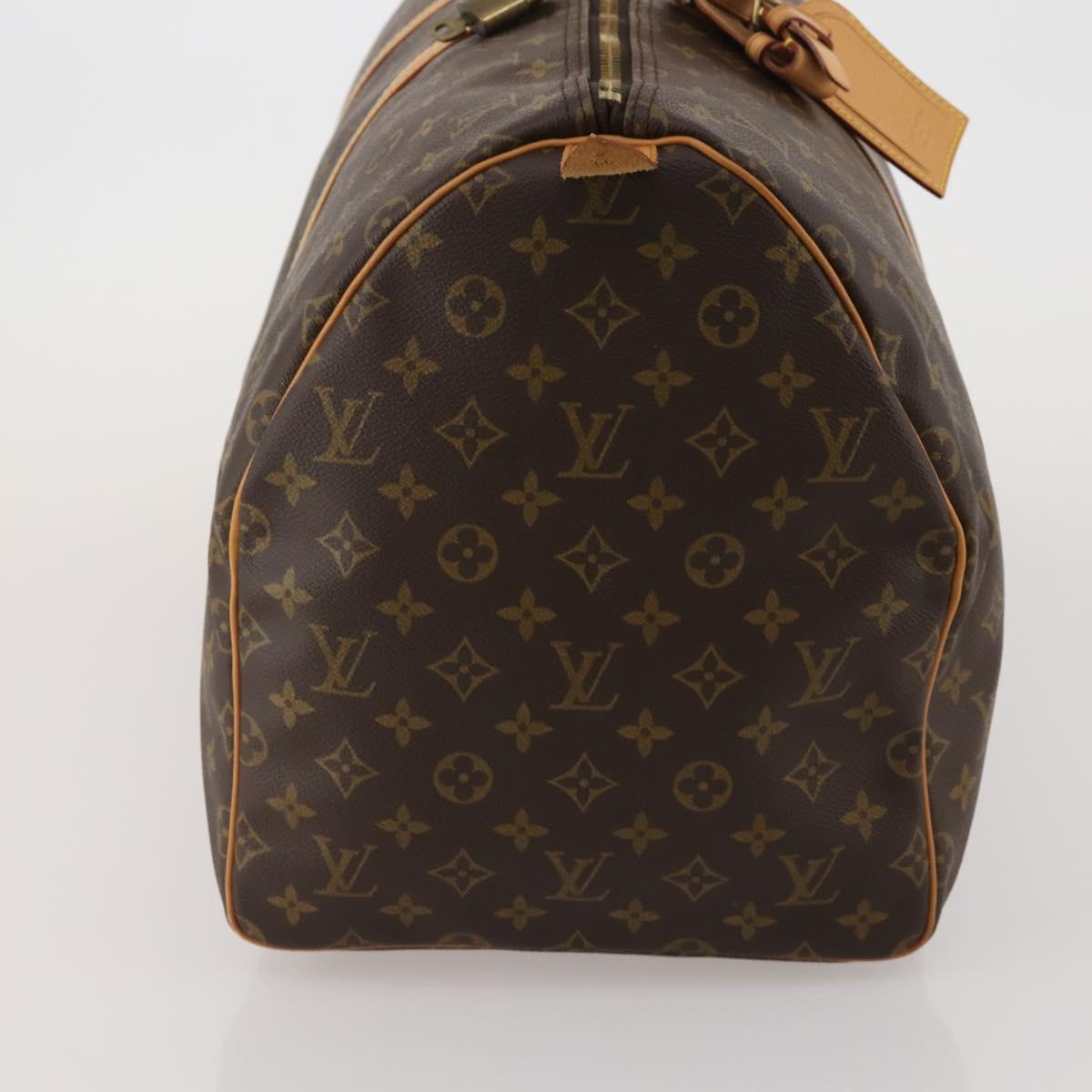 LOUIS VUITTON Monogram Keepall 55 Boston Bag M41424 LV Auth 188502SAV