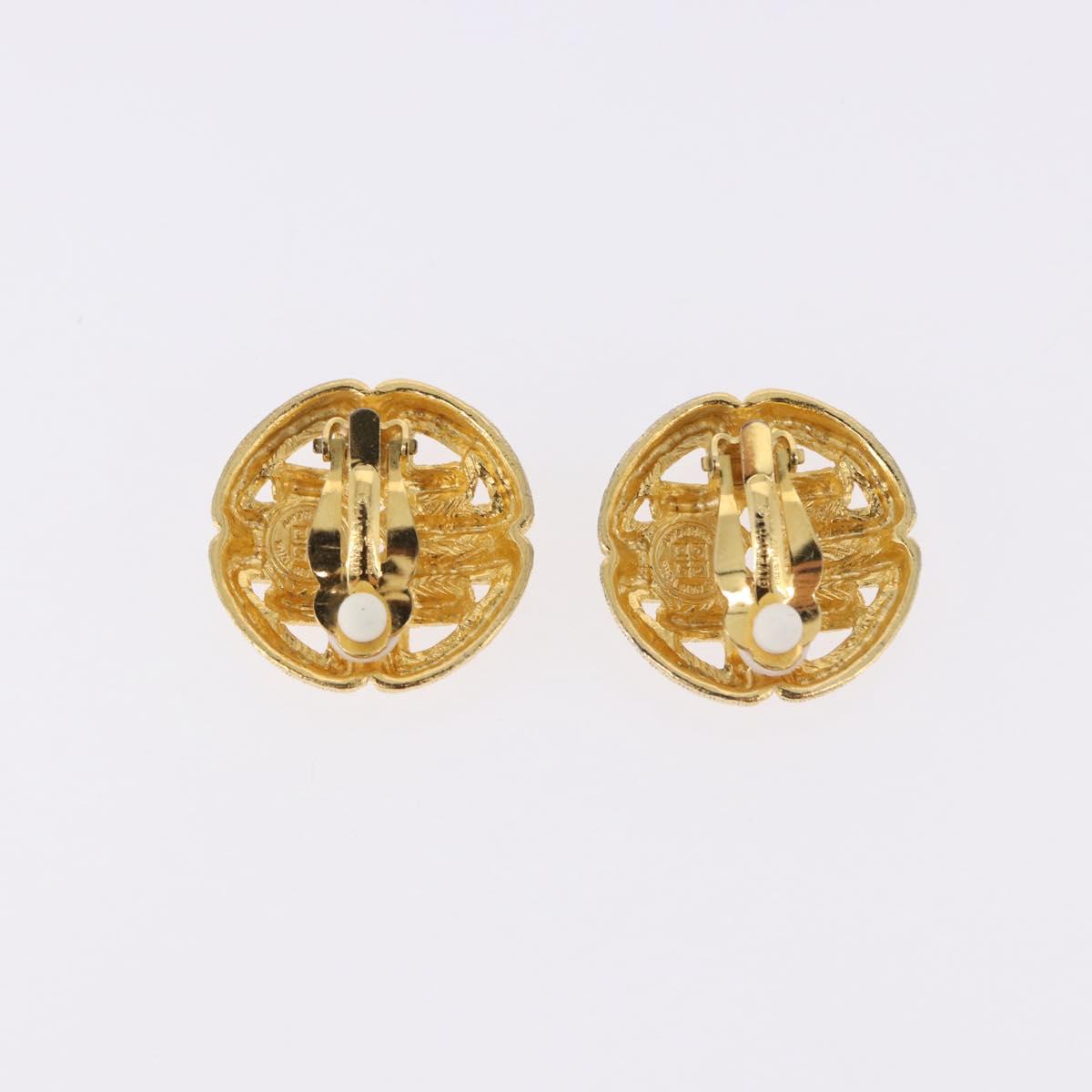 NINA RICCI Givenchy Calvin Klein MCM Earring metal 5 Set Gold Auth 188503