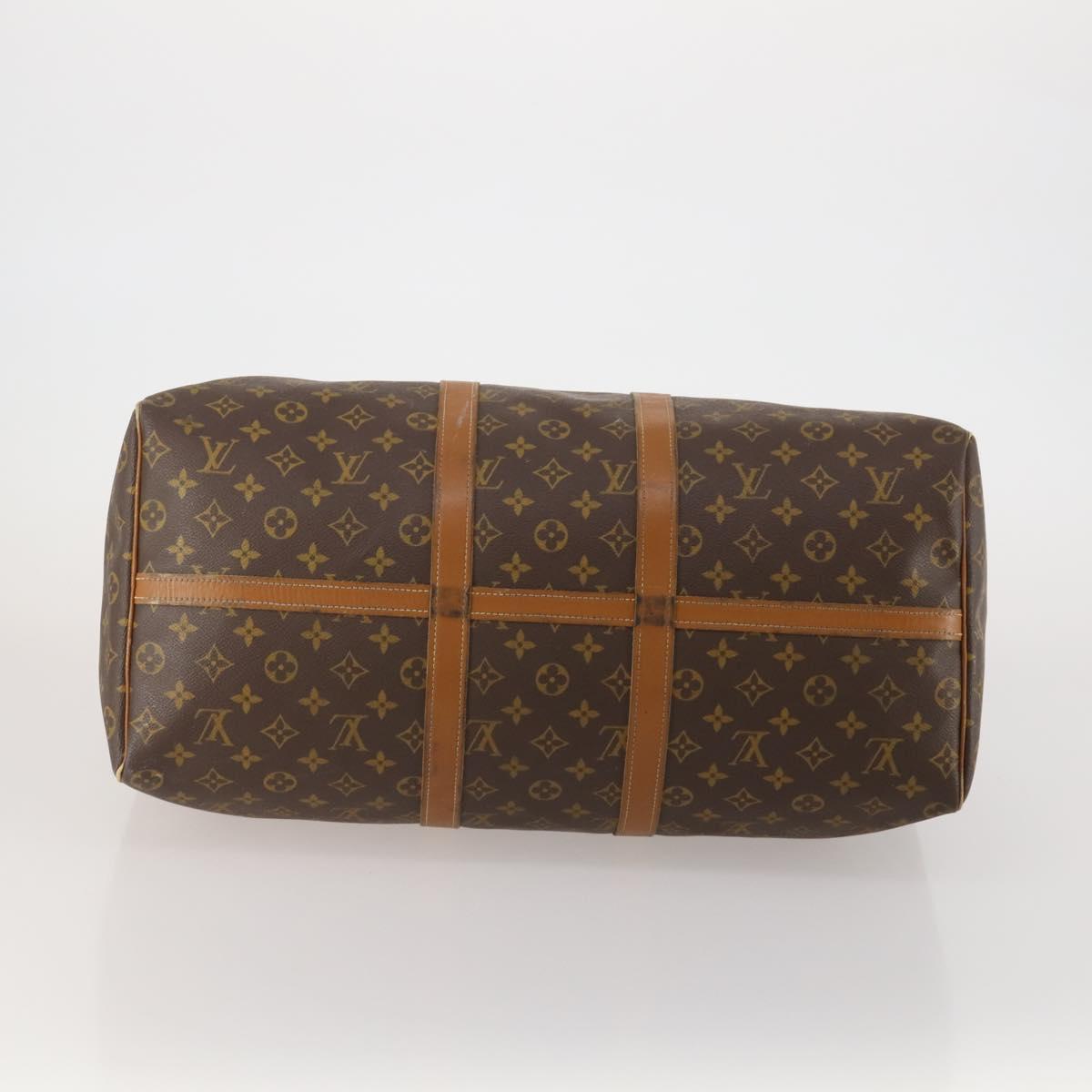 LOUIS VUITTON Monogram Keepall 50 Boston Bag M41426 LV Auth 188505