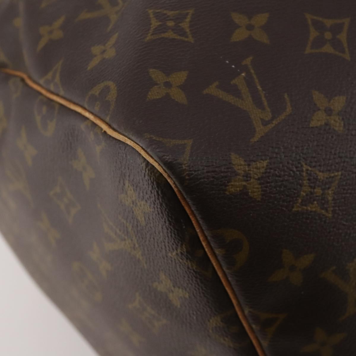 LOUIS VUITTON Monogram Keepall 55 Boston Bag M41424 LV Auth 188507