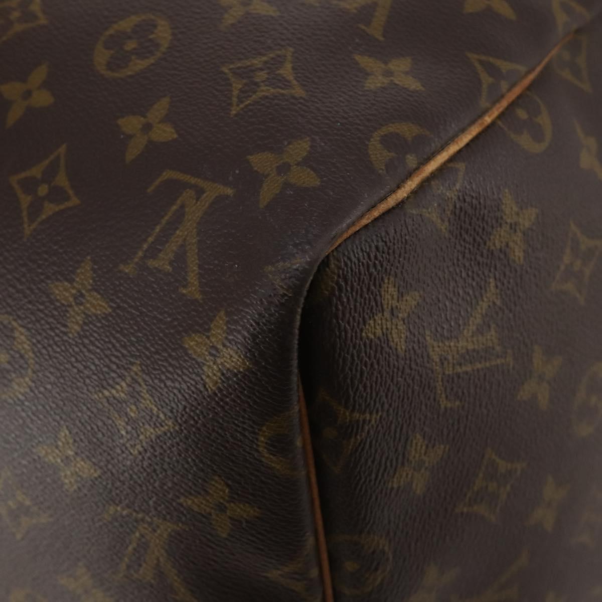 LOUIS VUITTON Monogram Keepall 55 Boston Bag M41424 LV Auth 188507