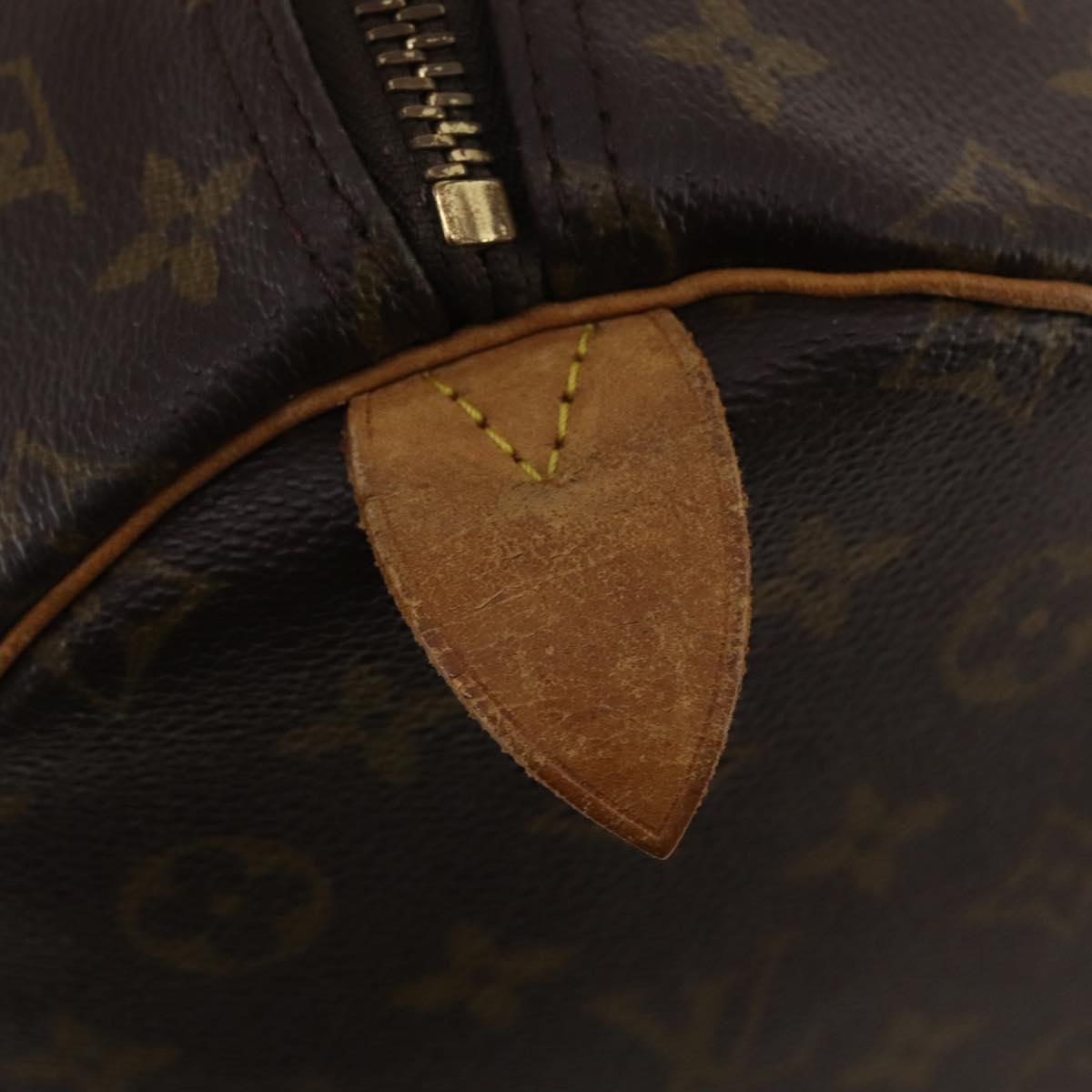 LOUIS VUITTON Monogram Keepall 55 Boston Bag M41424 LV Auth 188507