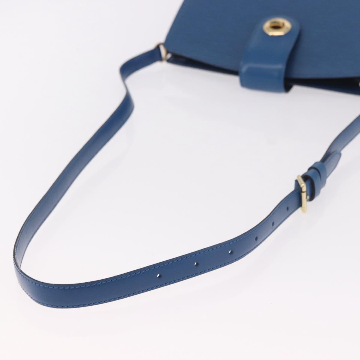 LOUIS VUITTON Epi Capuchin Shoulder Bag Blue M52345 LV Auth 188508