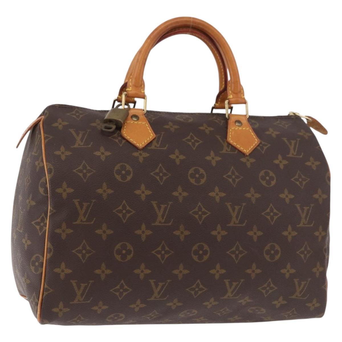 LOUIS VUITTON Monogram Speedy 30 Hand Bag M41526 LV Auth 188510SAV