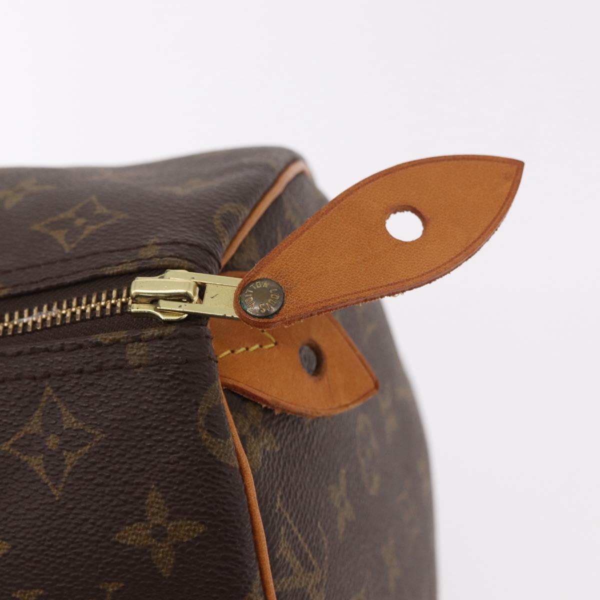 LOUIS VUITTON Monogram Speedy 30 Hand Bag M41526 LV Auth 188510SAV