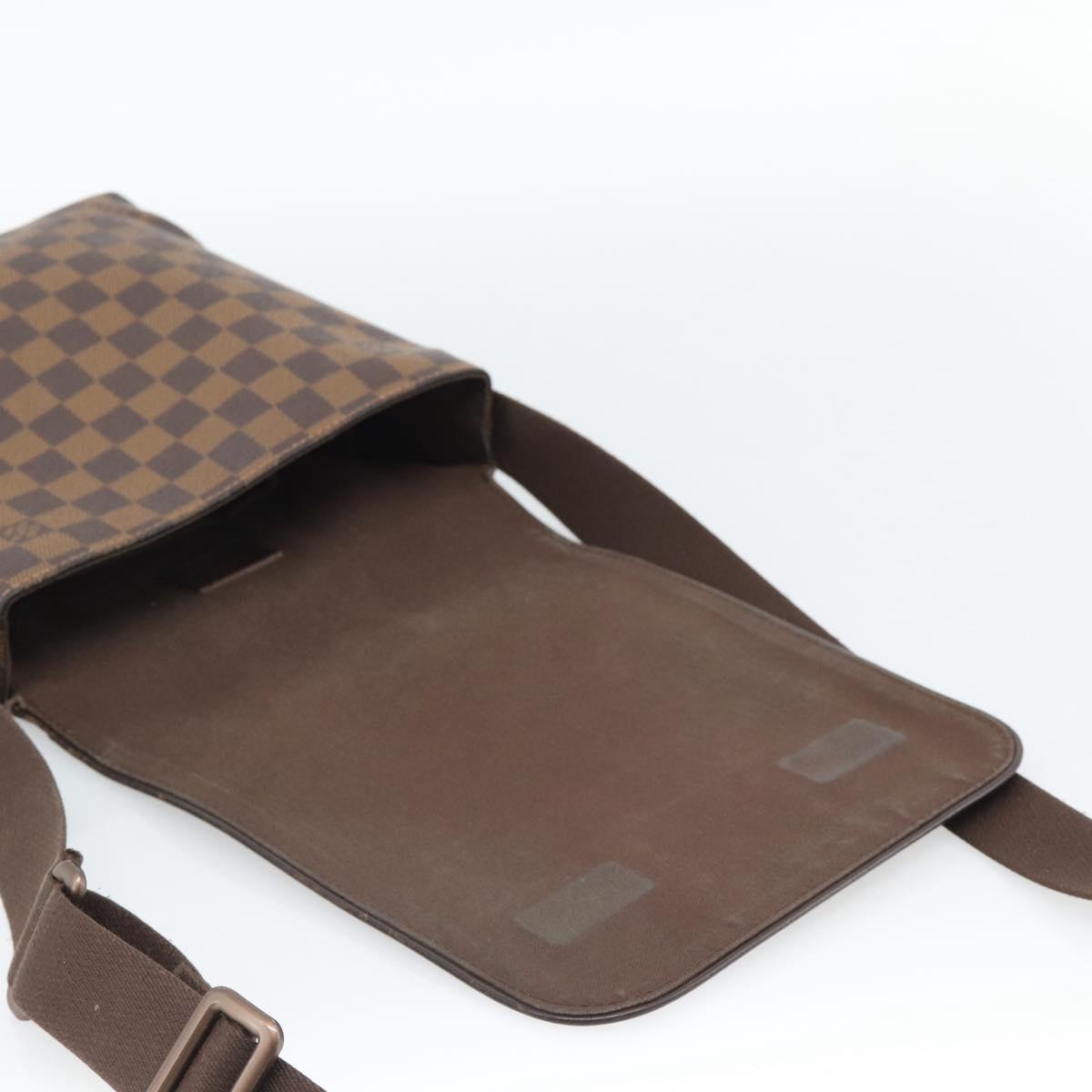 LOUIS VUITTON Damier Ebene Brooklyn PM Shoulder Bag N51210 LV Auth 188513