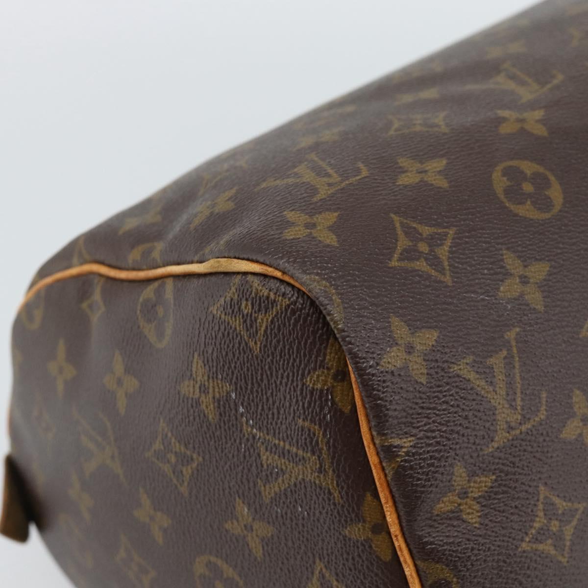 LOUIS VUITTON Monogram Speedy 30 Hand Bag M41526 LV Auth 188516A