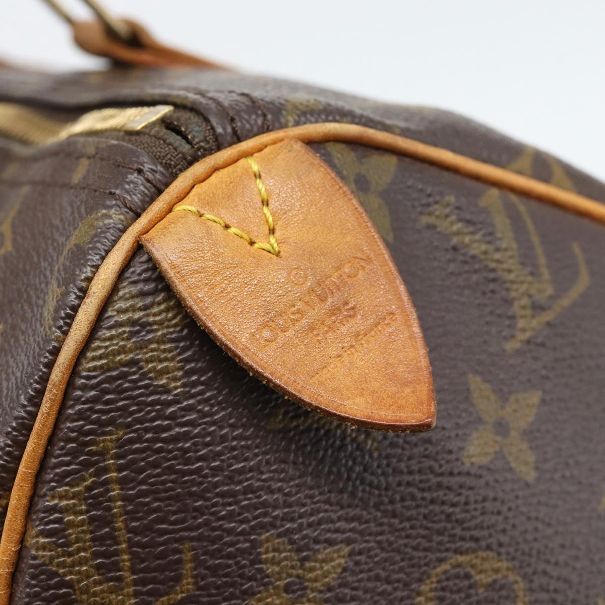 LOUIS VUITTON Monogram Speedy 30 Hand Bag M41526 LV Auth 188516A