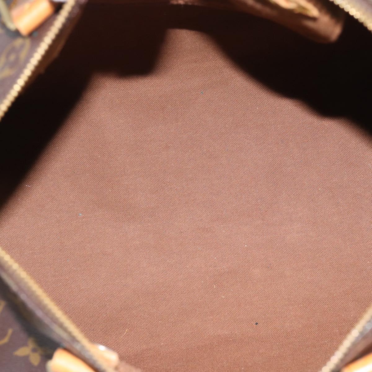 LOUIS VUITTON Monogram Speedy 30 Hand Bag M41526 LV Auth 188516A