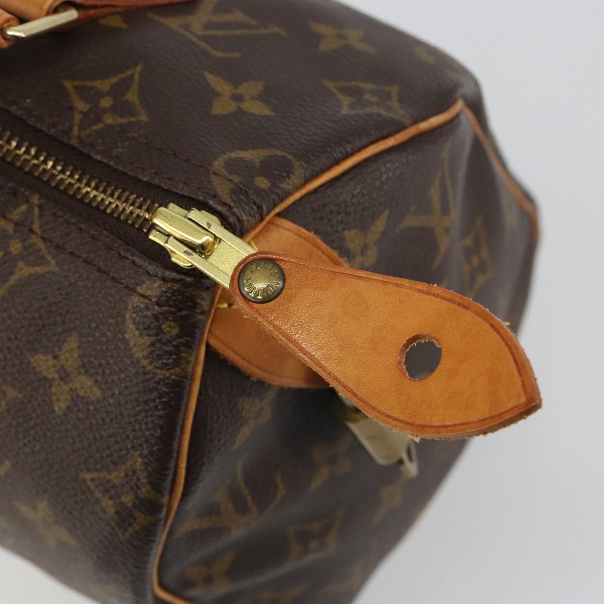 LOUIS VUITTON Monogram Speedy 25 Hand Bag M41528 LV Auth 188517SAV