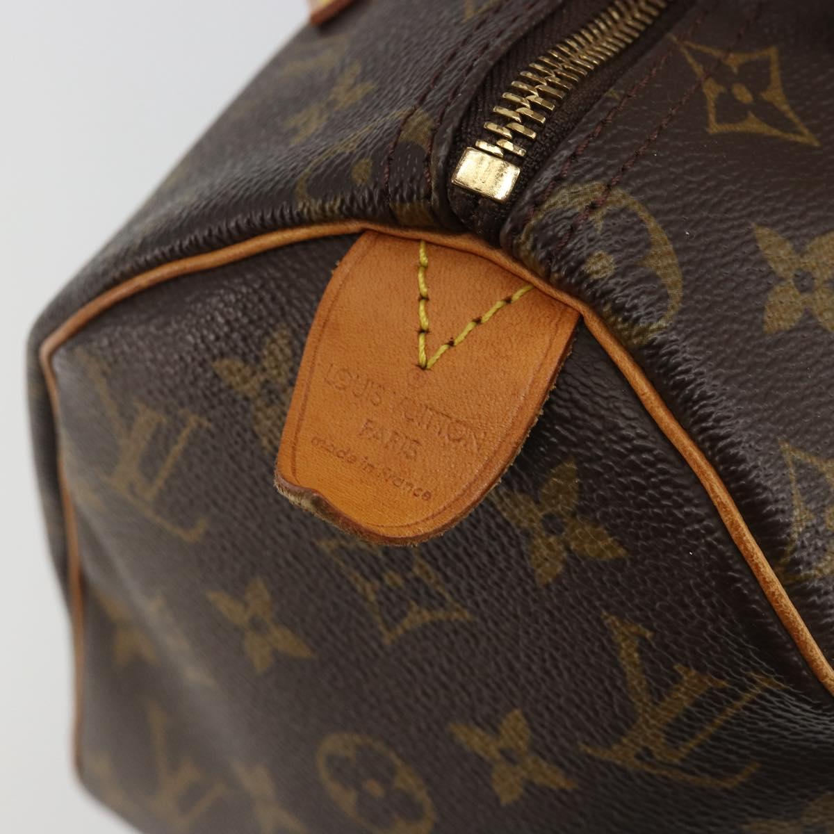 LOUIS VUITTON Monogram Speedy 25 Hand Bag M41528 LV Auth 188517SAV