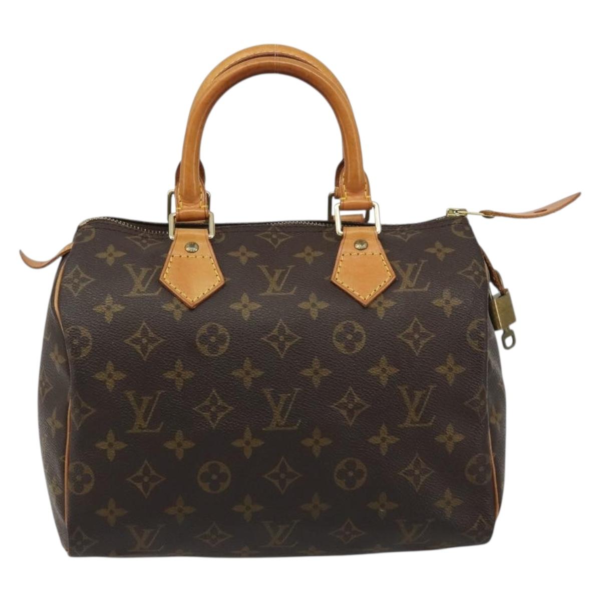 LOUIS VUITTON Monogram Speedy 25 Hand Bag M41528 LV Auth 188517SAV
