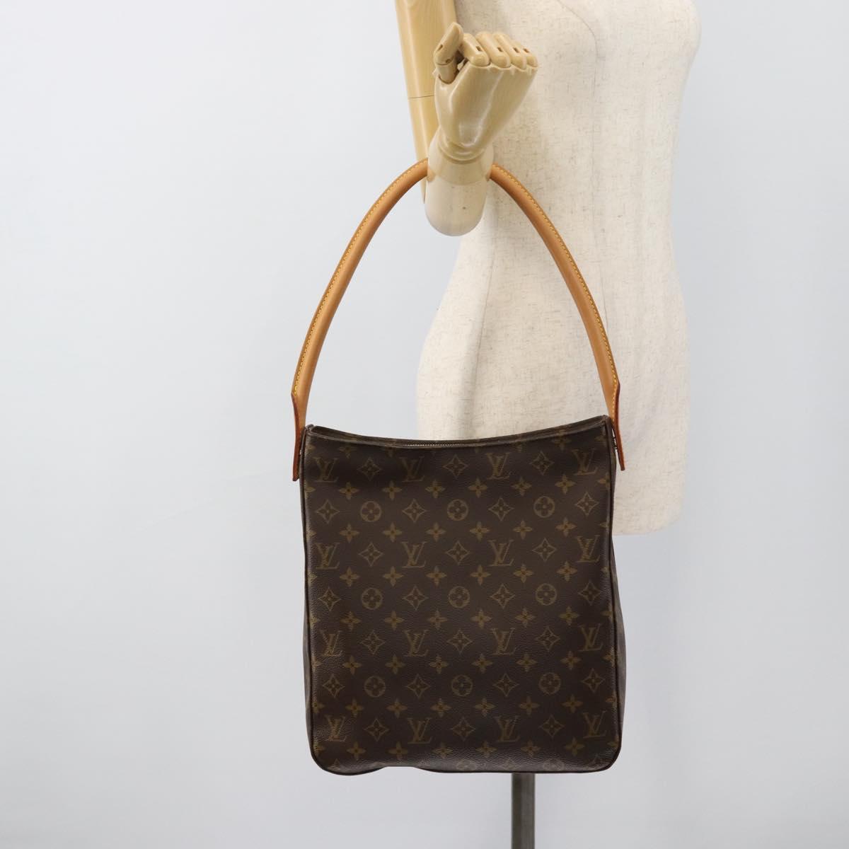 LOUIS VUITTON Monogram Looping GM Shoulder Bag M51145 LV Auth 188519SAV