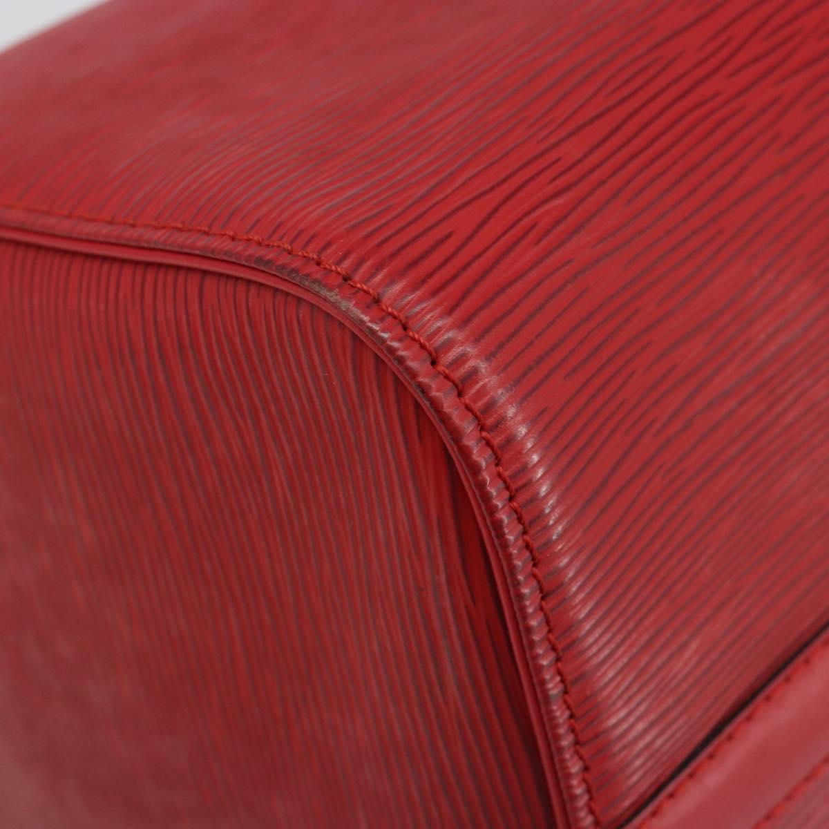 LOUIS VUITTON Epi Speedy 30 Hand Bag Castilian Red M43007 LV Auth 188522V