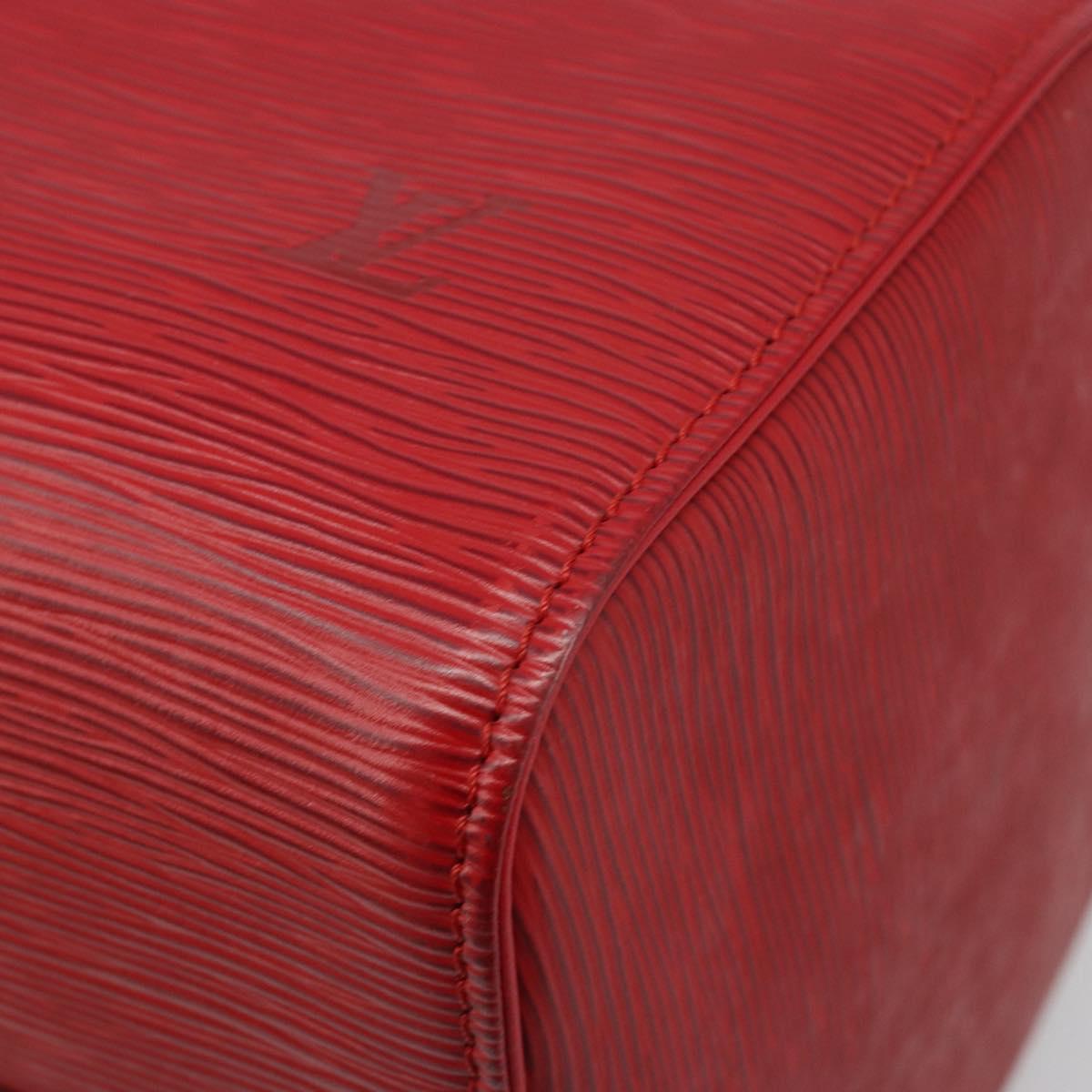 LOUIS VUITTON Epi Speedy 30 Hand Bag Castilian Red M43007 LV Auth 188522V