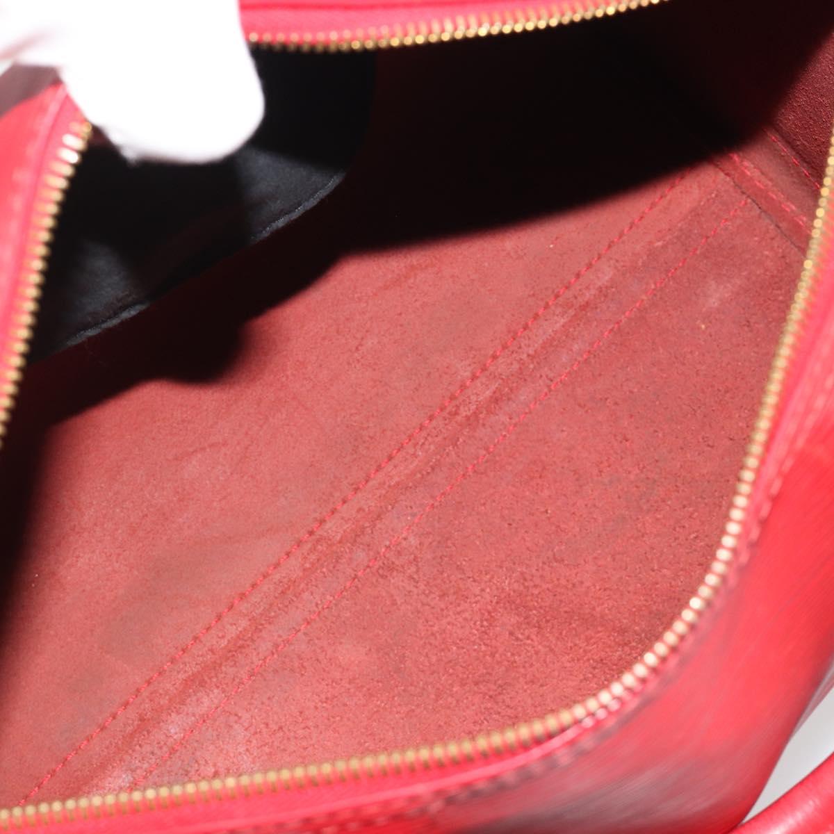 LOUIS VUITTON Epi Speedy 30 Hand Bag Castilian Red M43007 LV Auth 188522V