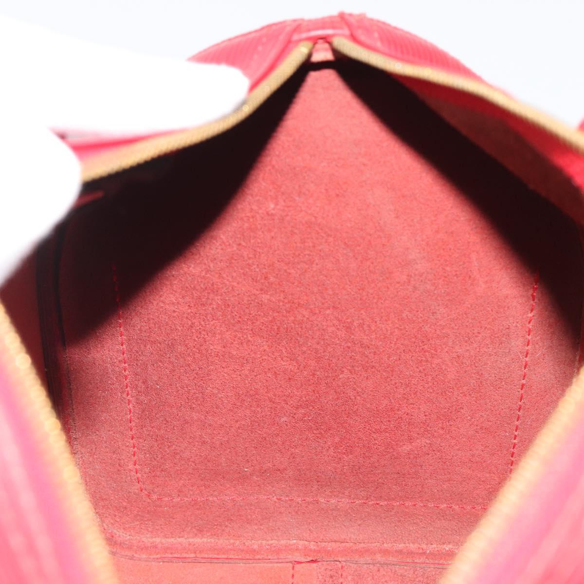 LOUIS VUITTON Epi Speedy 30 Hand Bag Castilian Red M43007 LV Auth 188522V