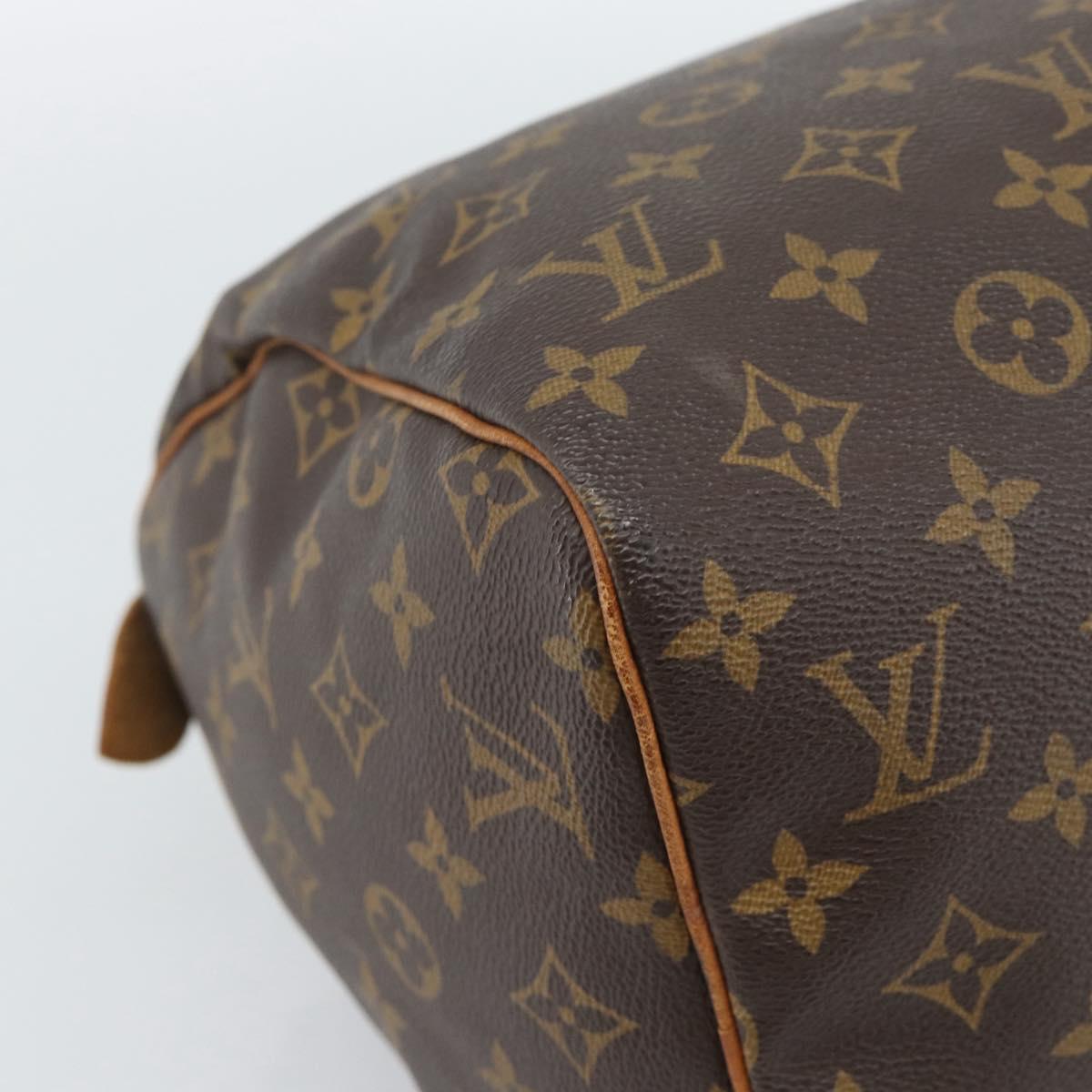 LOUIS VUITTON Monogram Speedy 30 Hand Bag M41526 LV Auth 188523A