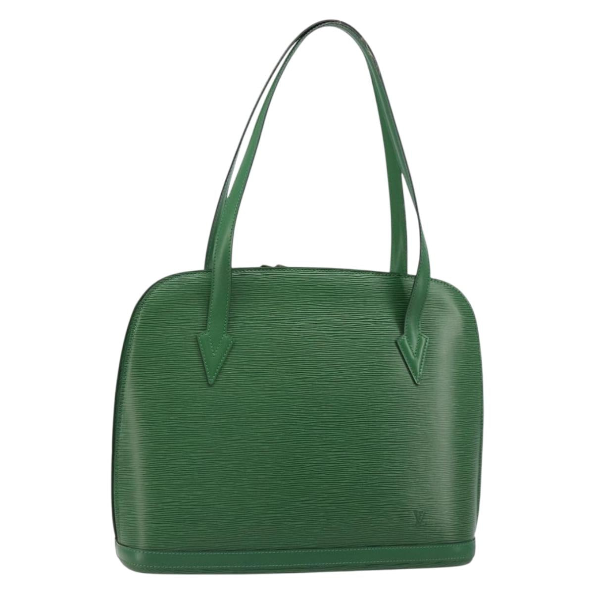 LOUIS VUITTON Epi Lussac Shoulder Bag Green M52284 LV Auth 188524V