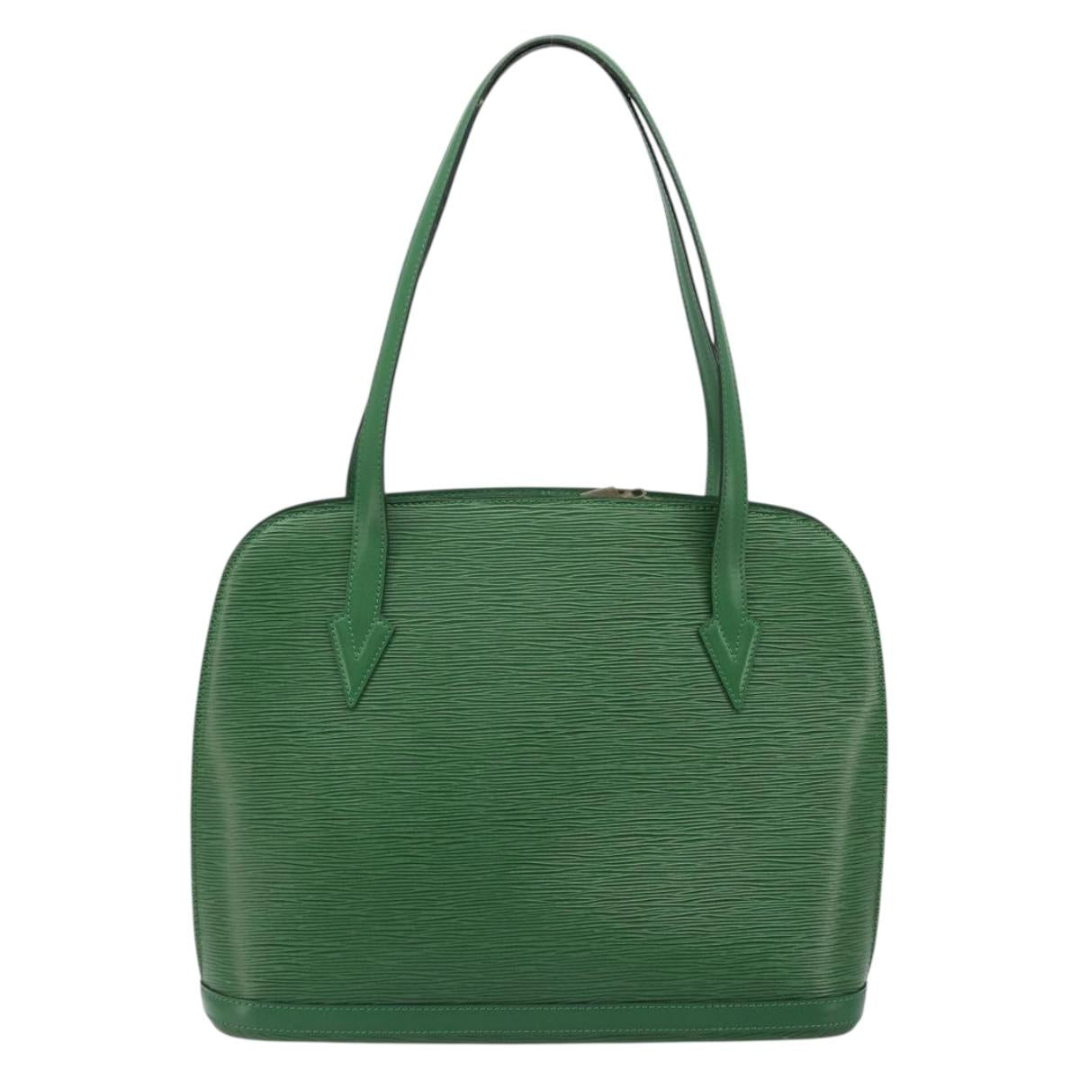 LOUIS VUITTON Epi Lussac Shoulder Bag Green M52284 LV Auth 188524V