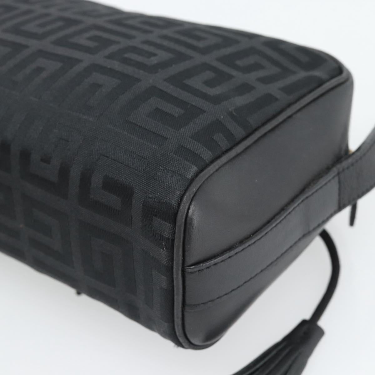 GIVENCHY Shoulder Bag Canvas Black Auth 188526