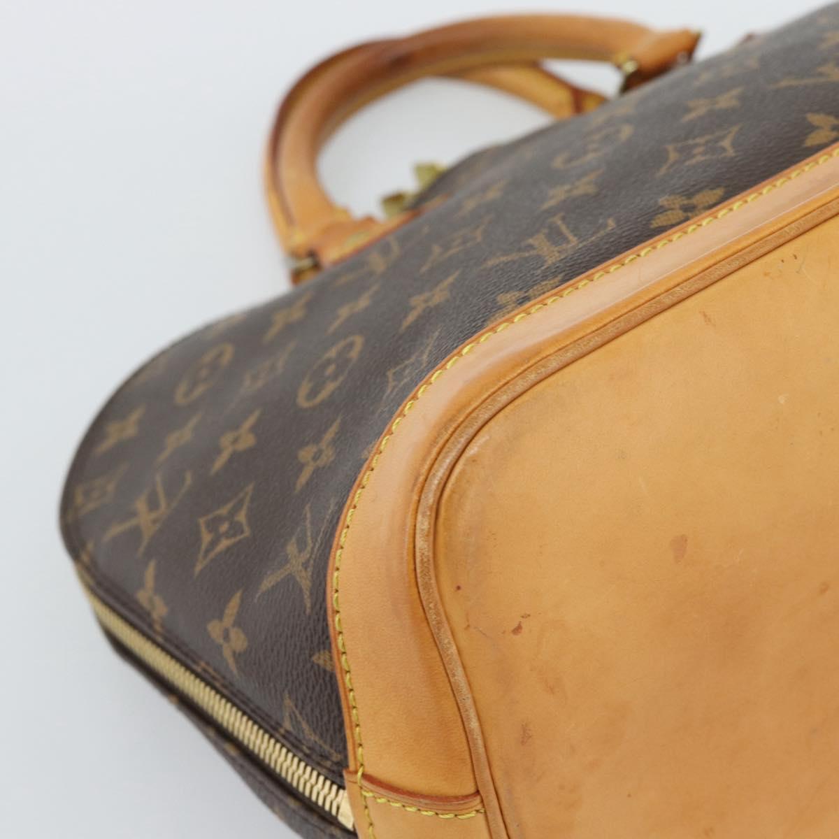 LOUIS VUITTON Monogram Alma Hand Bag M51130 LV Auth 188527