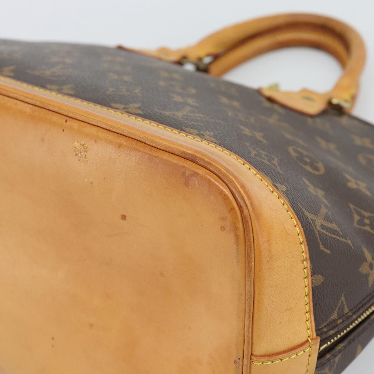 LOUIS VUITTON Monogram Alma Hand Bag M51130 LV Auth 188527