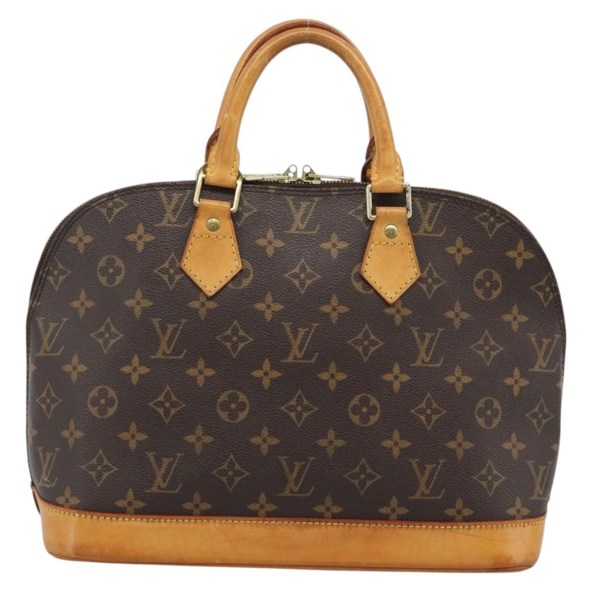 LOUIS VUITTON Monogram Alma Hand Bag M51130 LV Auth 188527