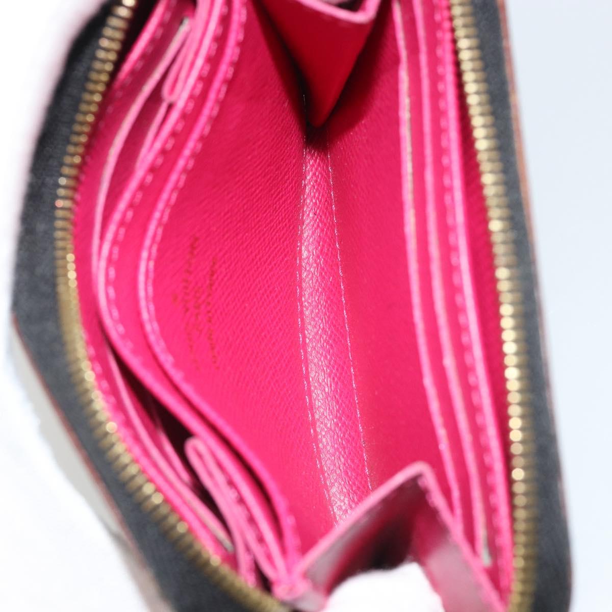 LOUIS VUITTON Multicolor Zippy Coin Purse Black M93740 LV Auth 188528A