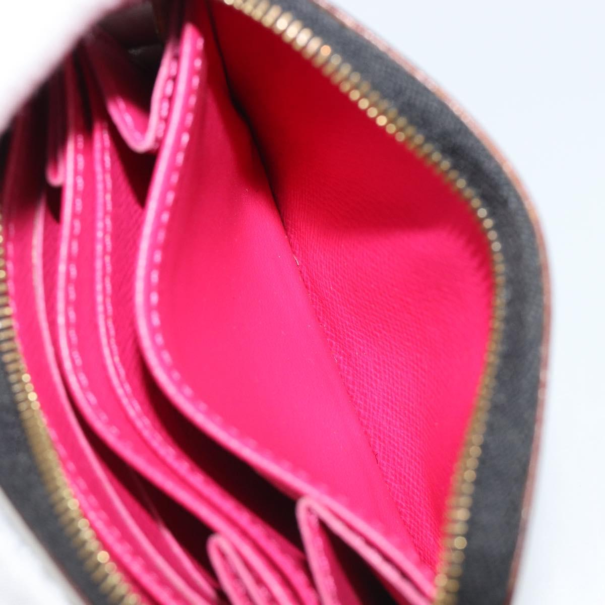 LOUIS VUITTON Multicolor Zippy Coin Purse Black M93740 LV Auth 188528A