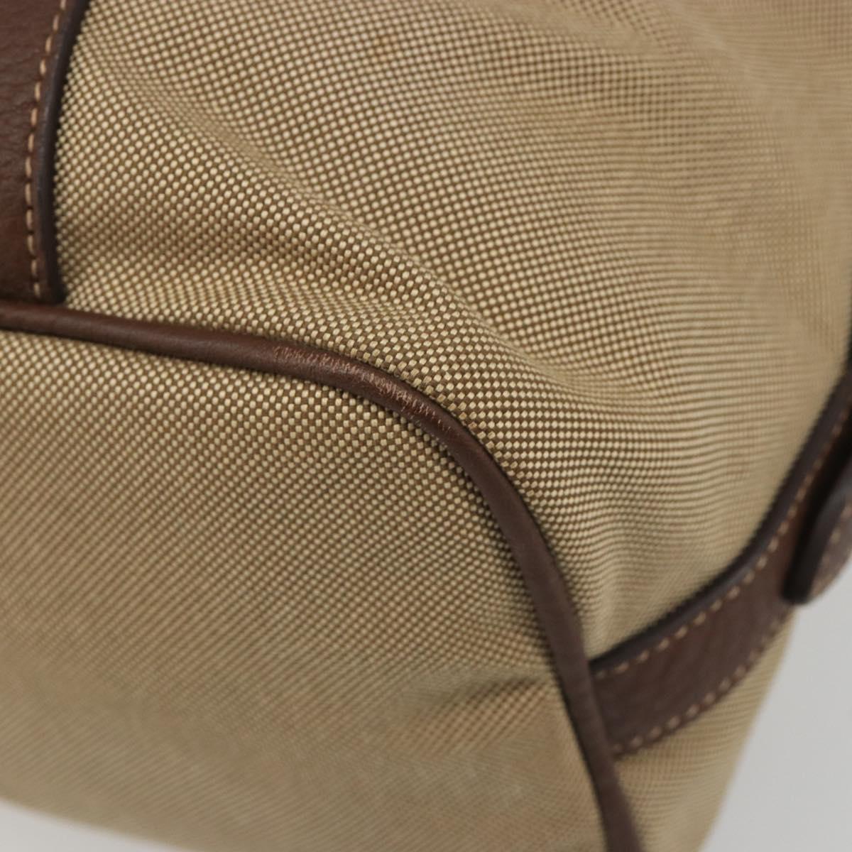PRADA Shoulder Bag Shoulder Bag Canvas Beige Auth 188534SAV