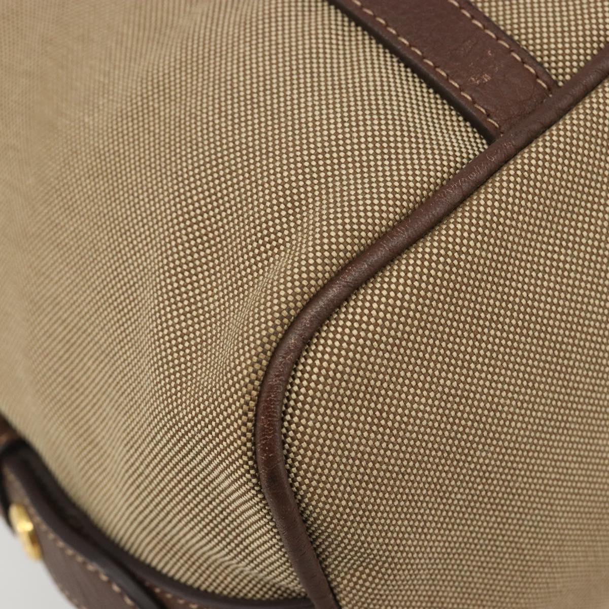 PRADA Shoulder Bag Shoulder Bag Canvas Beige Auth 188534SAV