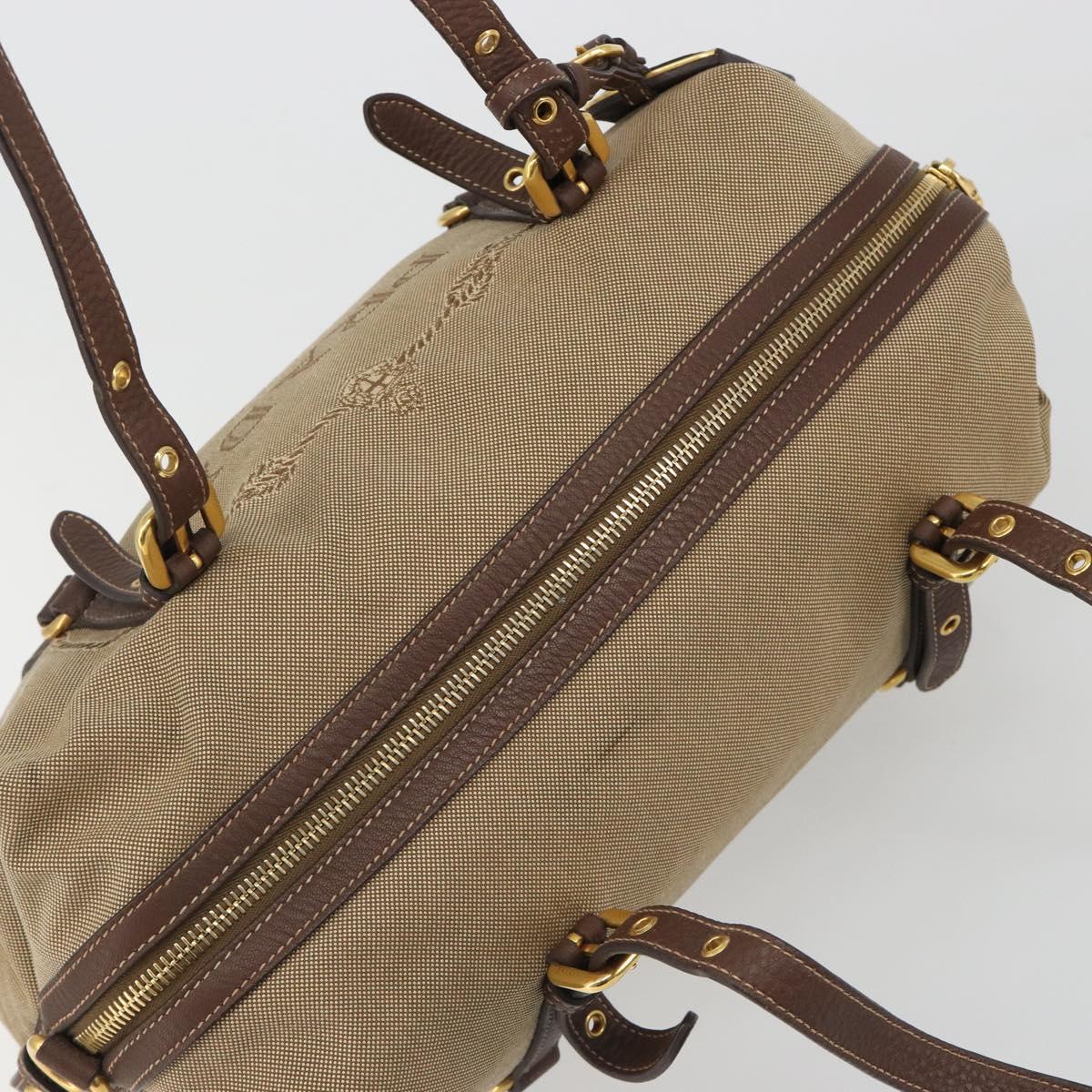 PRADA Shoulder Bag Shoulder Bag Canvas Beige Auth 188534SAV