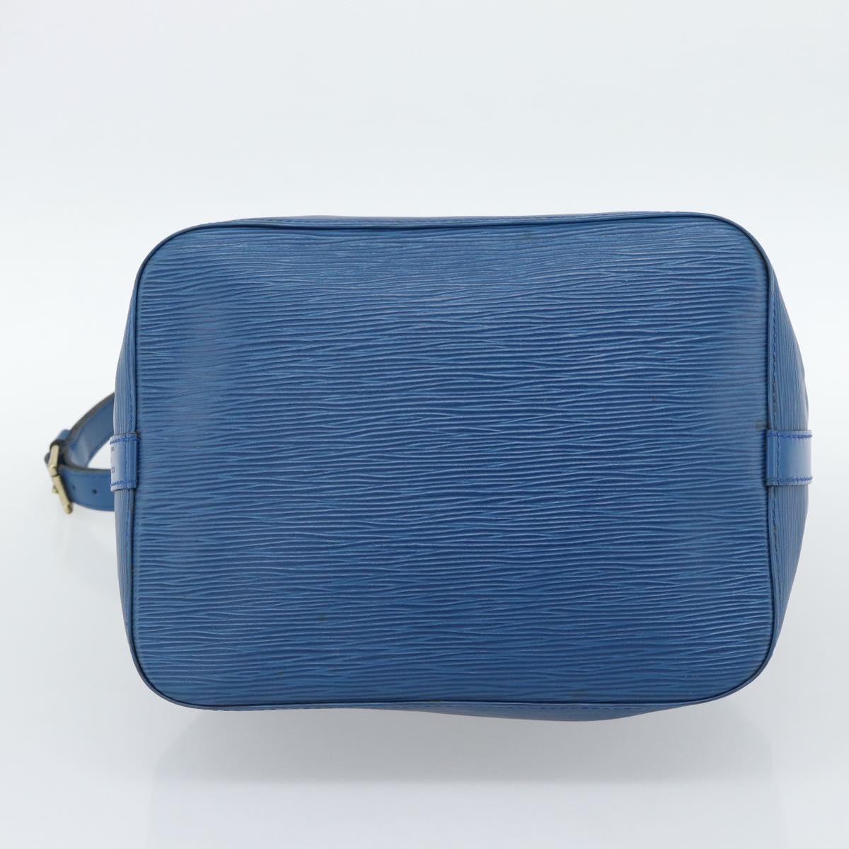 LOUIS VUITTON Epi Petit Noe Shoulder Bag Blue M44105 LV Auth 188537