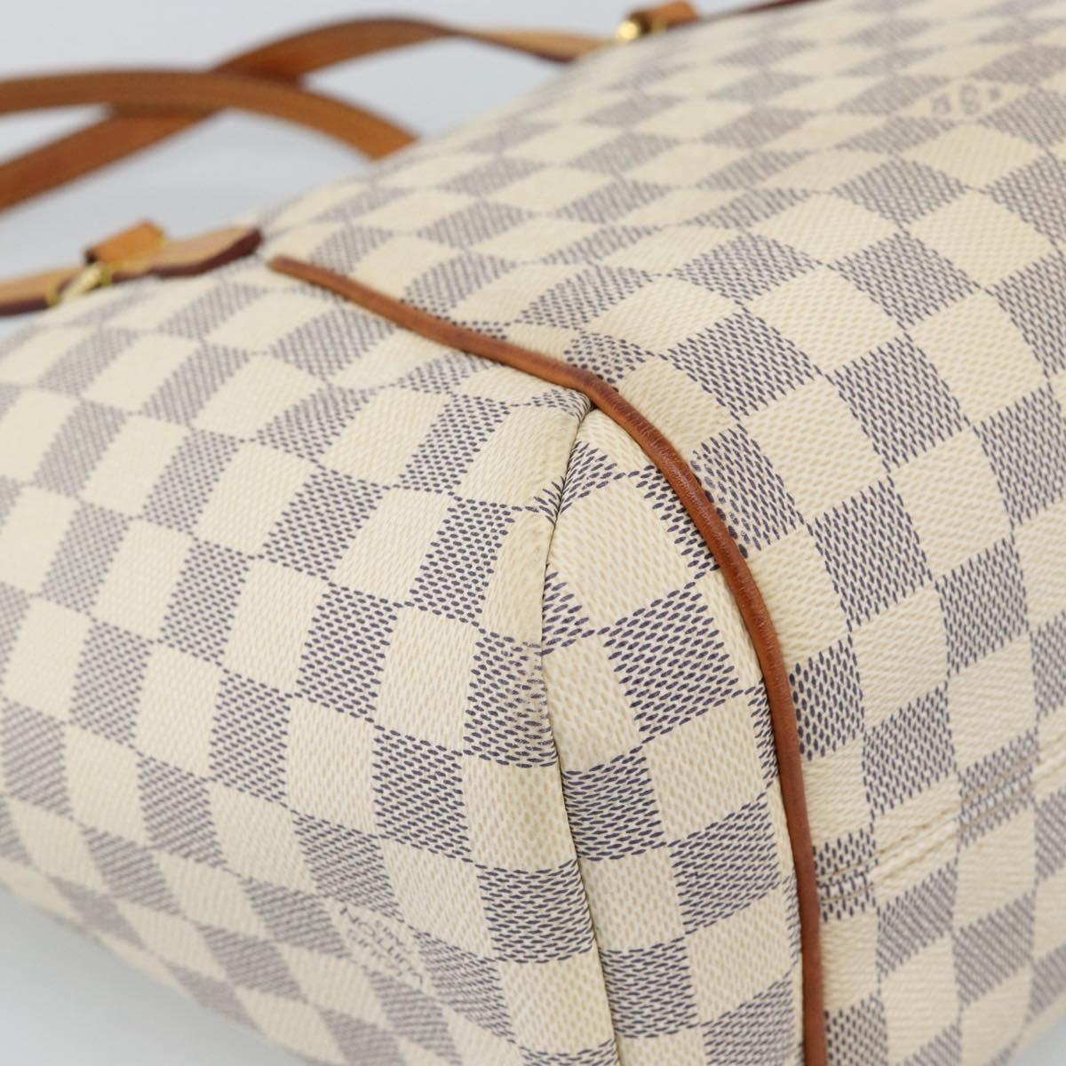 LOUIS VUITTON Damier Azur Totally PM Tote Bag N41280 LV Auth 188538A
