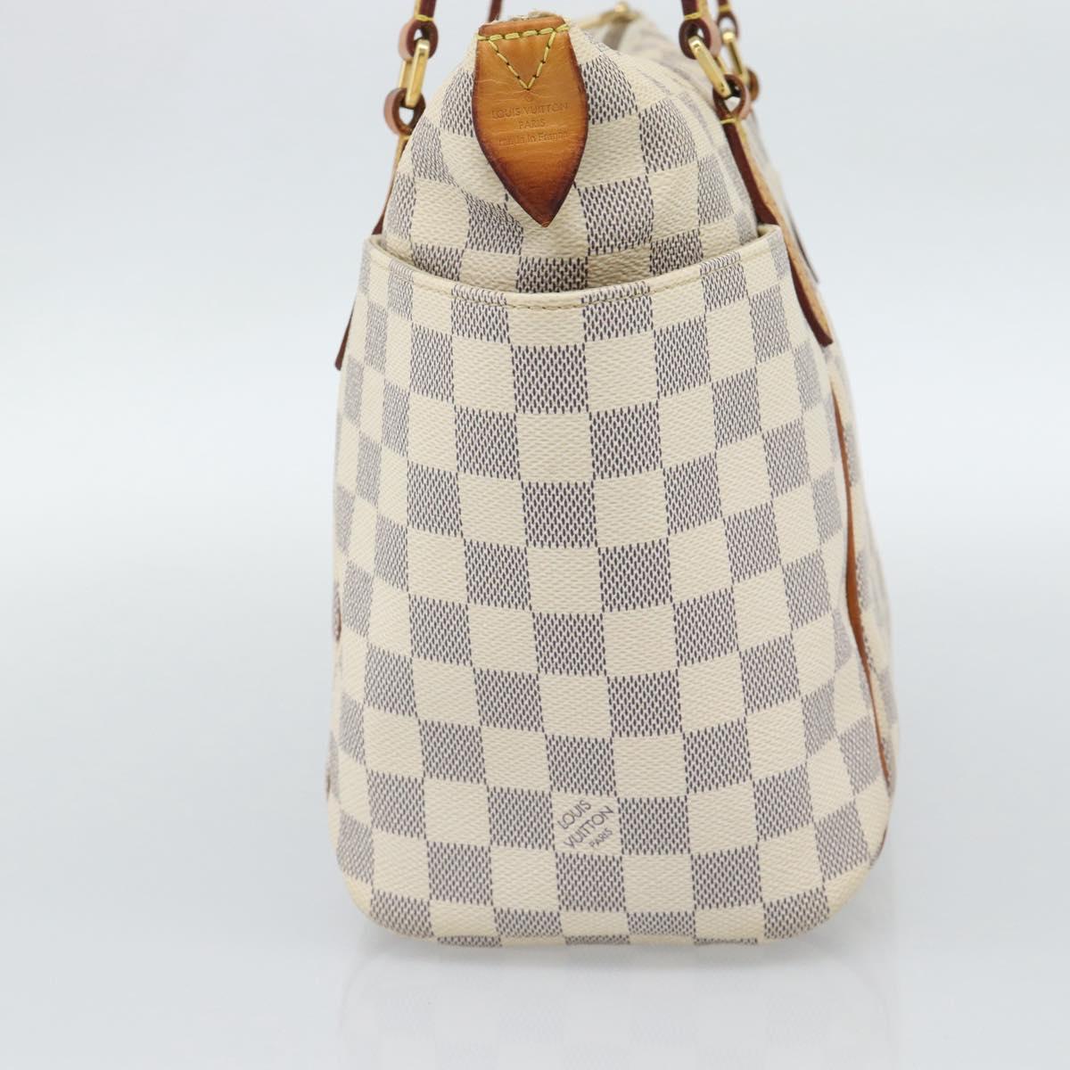 LOUIS VUITTON Damier Azur Totally PM Tote Bag N41280 LV Auth 188538A