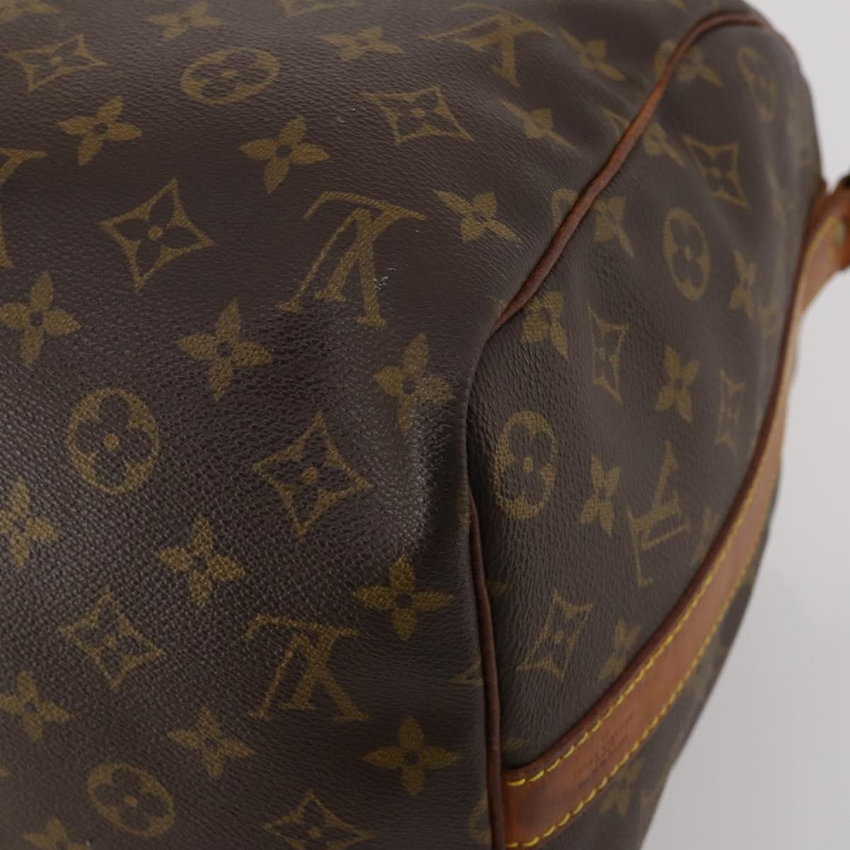 LOUIS VUITTON Monogram Keepall Bandouliere 45 Boston Bag M41418 LV Auth 188540