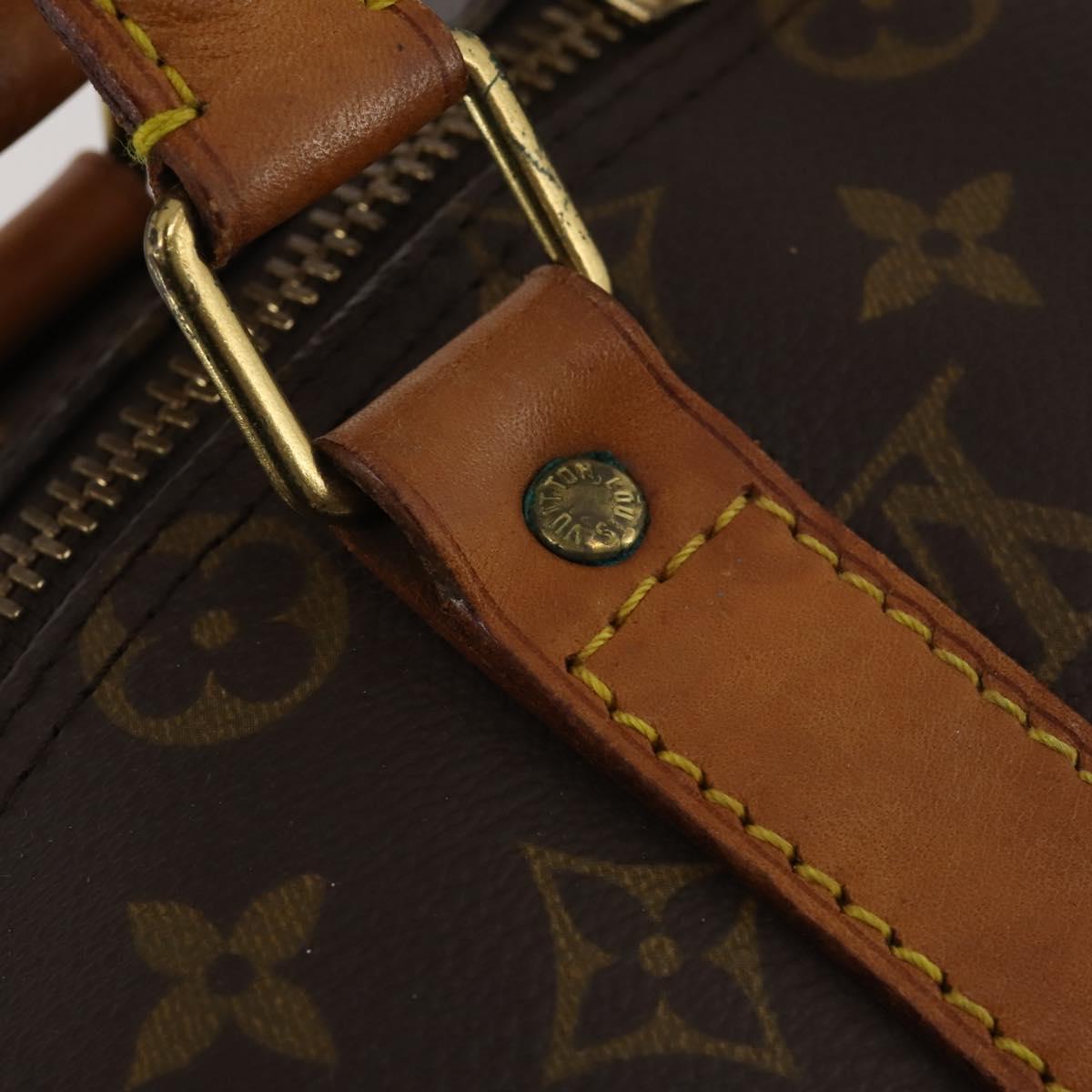 LOUIS VUITTON Monogram Keepall Bandouliere 45 Boston Bag M41418 LV Auth 188540