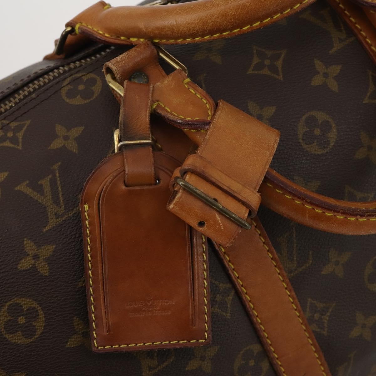 LOUIS VUITTON Monogram Keepall Bandouliere 45 Boston Bag M41418 LV Auth 188540
