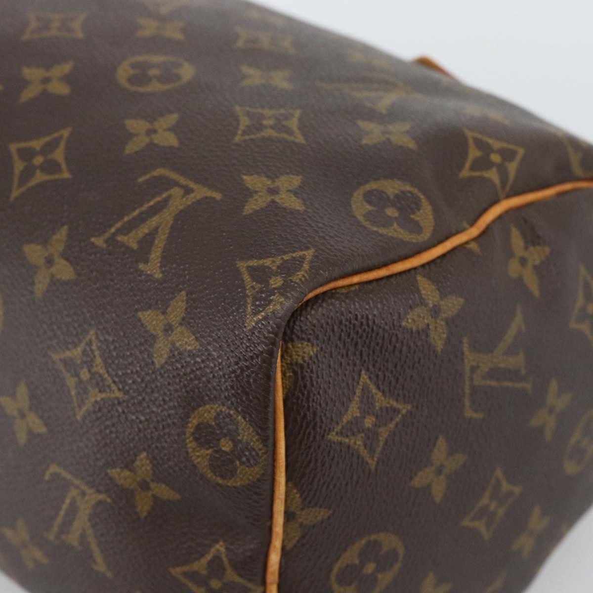 LOUIS VUITTON Monogram Speedy 25 Hand Bag M41528 LV Auth 188551A
