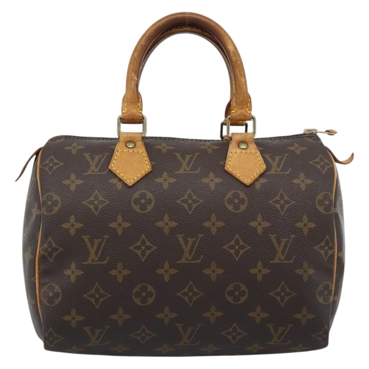 LOUIS VUITTON Monogram Speedy 25 Hand Bag M41528 LV Auth 188551A