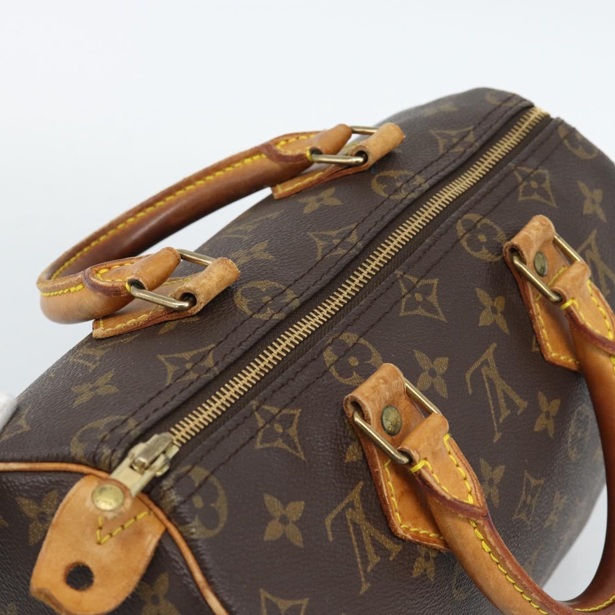 LOUIS VUITTON Monogram Speedy 25 Hand Bag M41528 LV Auth 188551A