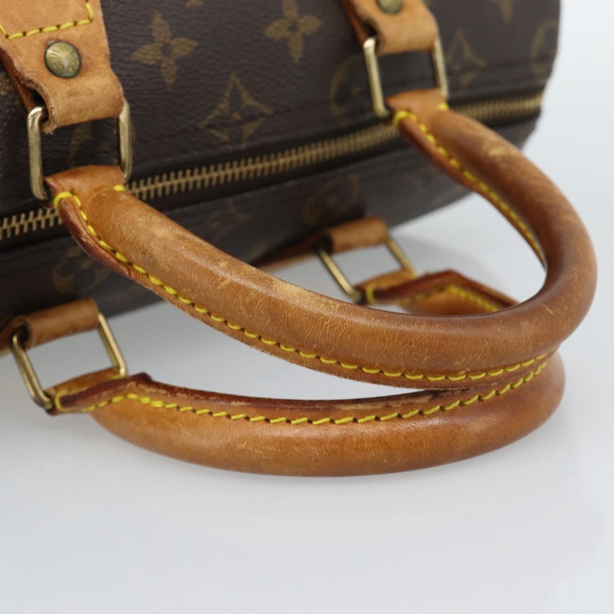 LOUIS VUITTON Monogram Speedy 25 Hand Bag M41528 LV Auth 188551A