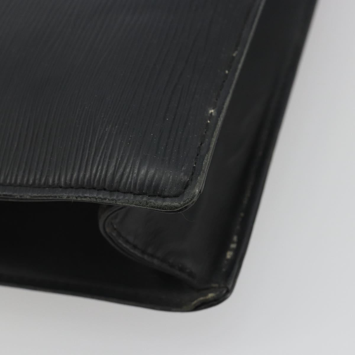 LOUIS VUITTON Epi Sac Plat Hand Bag Black M59082 LV Auth 188561