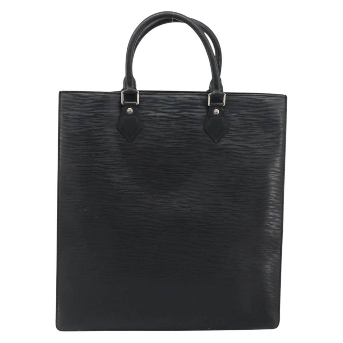 LOUIS VUITTON Epi Sac Plat Hand Bag Black M59082 LV Auth 188561