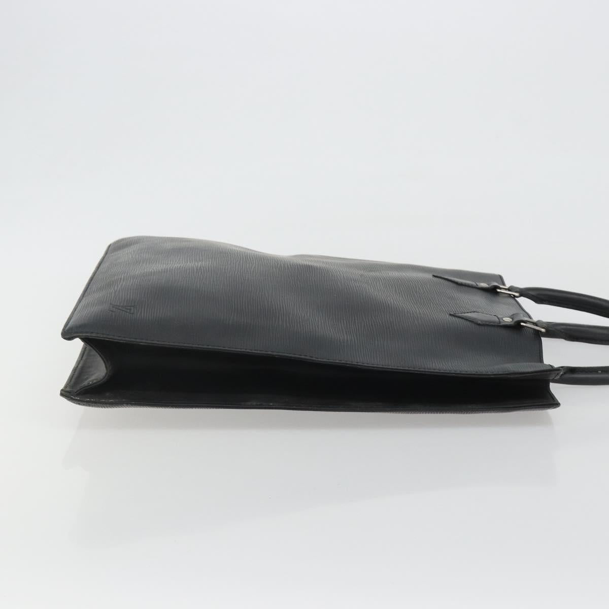 LOUIS VUITTON Epi Sac Plat Hand Bag Black M59082 LV Auth 188561